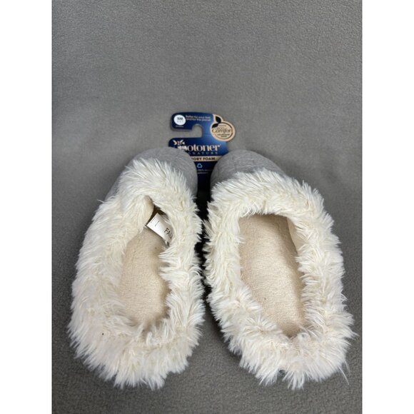 Isotoner Womens Memory Foam Quilted Jersey Bridget Comfort Hoodback S/M 6.5-7 - Picture 2 of 8